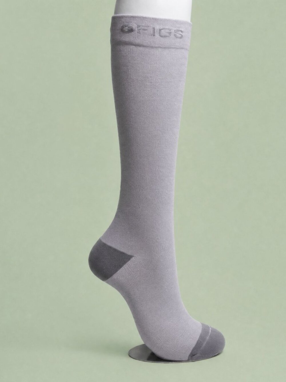 [Size S] Figs Compression Socks White Knee High Socks